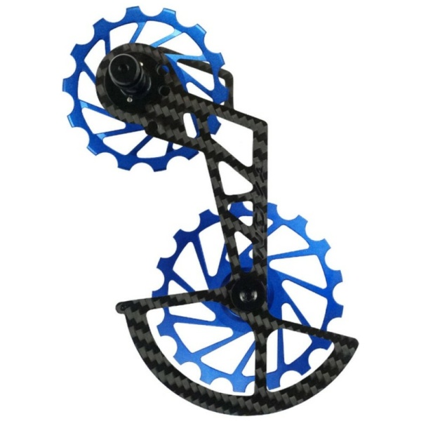 Novaride OSPW CARBON CERAMIC DERAILLEUR SHIMANO 12S R8100/9200 BLUE