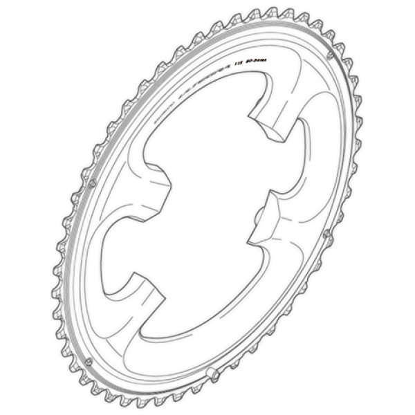 Shimano Kettingblad 53T-MD Ultegra