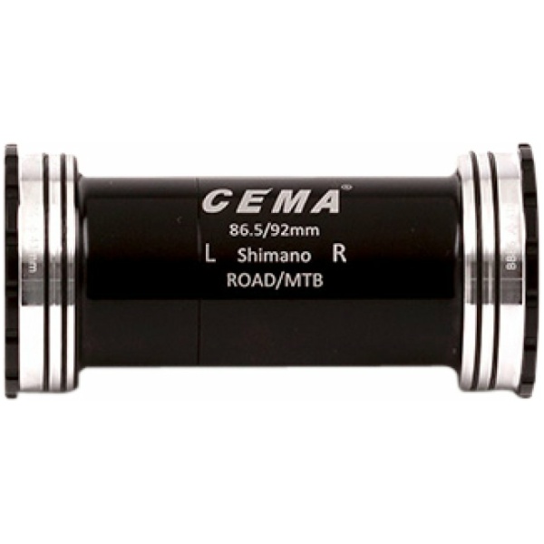 Cema Bracketas BB86-BB92 Int. Shimano-RVS-Zwart