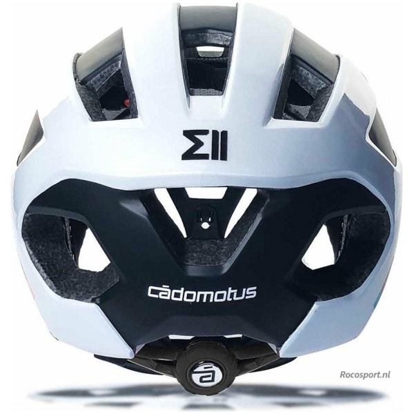 Cadomotus Sigma-II Compacte Aerodynamische fietshelm | wit - Afbeelding 4